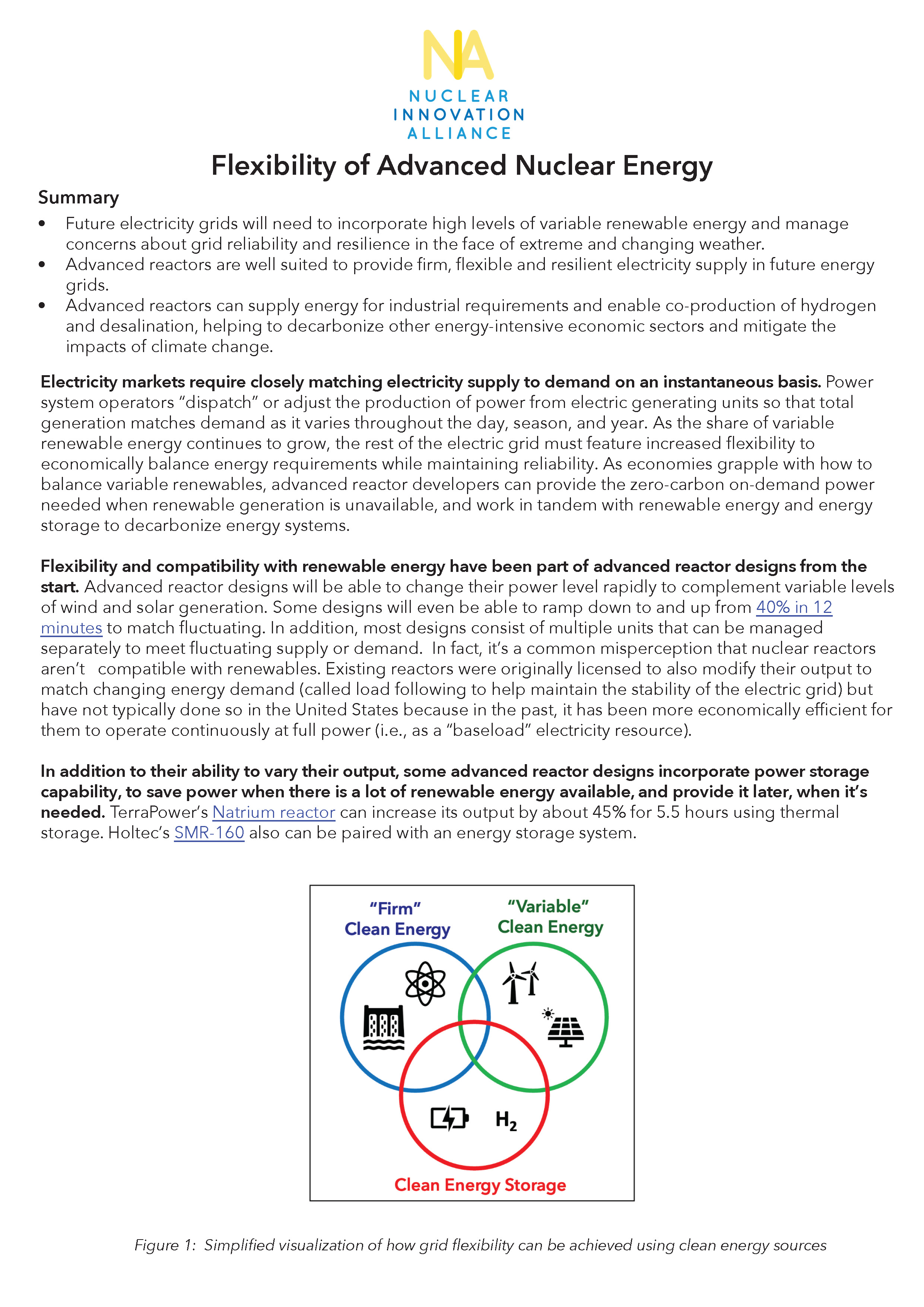 Flexibility of Advanced Reactors